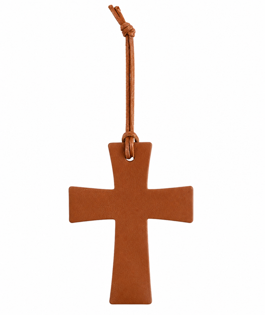 Leather Cross Bible Bookmark